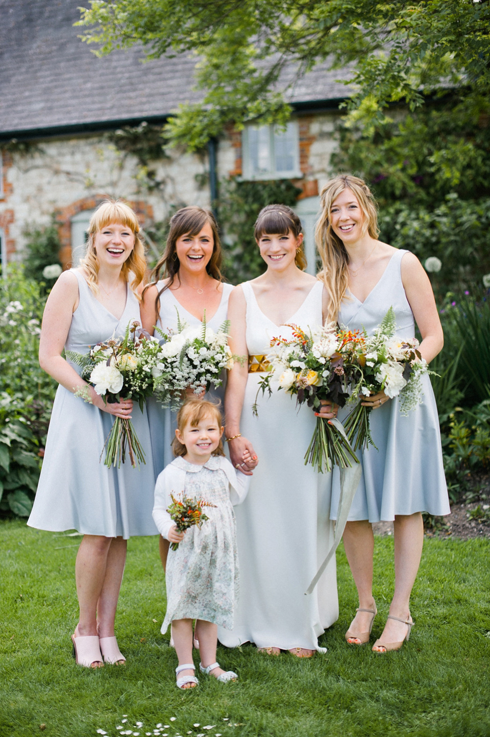 A Bright and Colourful, Geometric Inspired and Homespun Barn Wedding. Photography by Anushe Low. Cake by Clare of Little Bear Cakery.