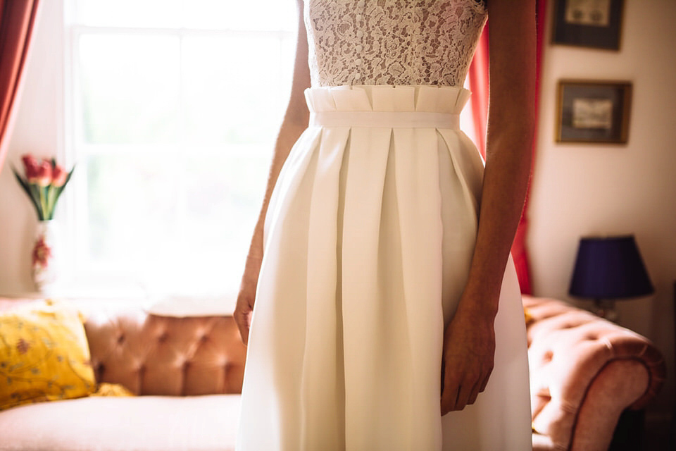 A Rime Arodaky Dress and Lace Headband For A Daisy Inspired Farm Wedding. Bride Daisy found her dress at The Mews of Notting Hill. Photography by Joe Hall. A Rime Arodaky Dress and Lace Headband For A Daisy Inspired Farm Wedding. Bride Daisy found her dress at The Mews of Notting Hill. Photography by Joe Hall.