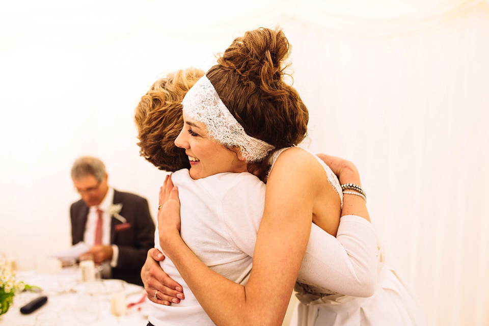A Rime Arodaky Dress and Lace Headband For A Daisy Inspired Farm Wedding. Bride Daisy found her dress at The Mews of Notting Hill. Photography by Joe Hall. A Rime Arodaky Dress and Lace Headband For A Daisy Inspired Farm Wedding. Bride Daisy found her dress at The Mews of Notting Hill. Photography by Joe Hall.