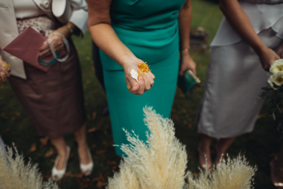 Bride Rachael owns concept store, objectstyle.co.uk. She married her designer husband Alex at an undisclosed venue in August 2015. Their Scandinavian, minimalist and geometric inspired wedding was styled by Michelle of Pocketful of Dreams and photographed by Lucy Little.