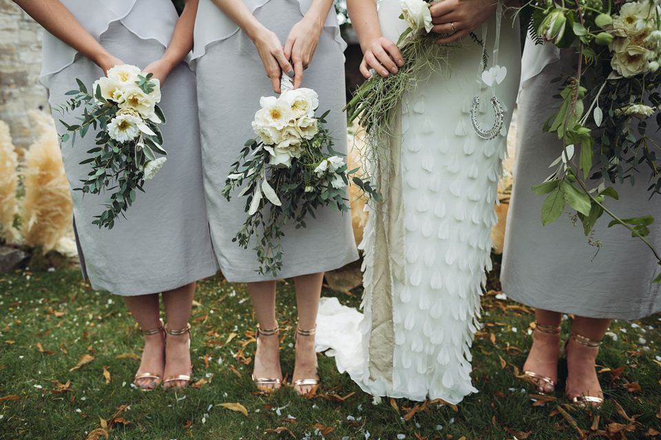 Bride Rachael owns concept store, objectstyle.co.uk. She married her designer husband Alex at an undisclosed venue in August 2015. Their Scandinavian, minimalist and geometric inspired wedding was styled by Michelle of Pocketful of Dreams and photographed by Lucy Little.