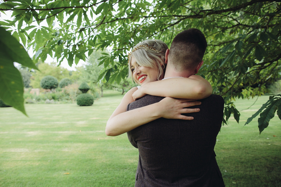 Bride Rachael owns concept store, objectstyle.co.uk. She married her designer husband Alex at an undisclosed venue in August 2015. Their Scandinavian, minimalist and geometric inspired wedding was styled by Michelle of Pocketful of Dreams and photographed by Lucy Little.