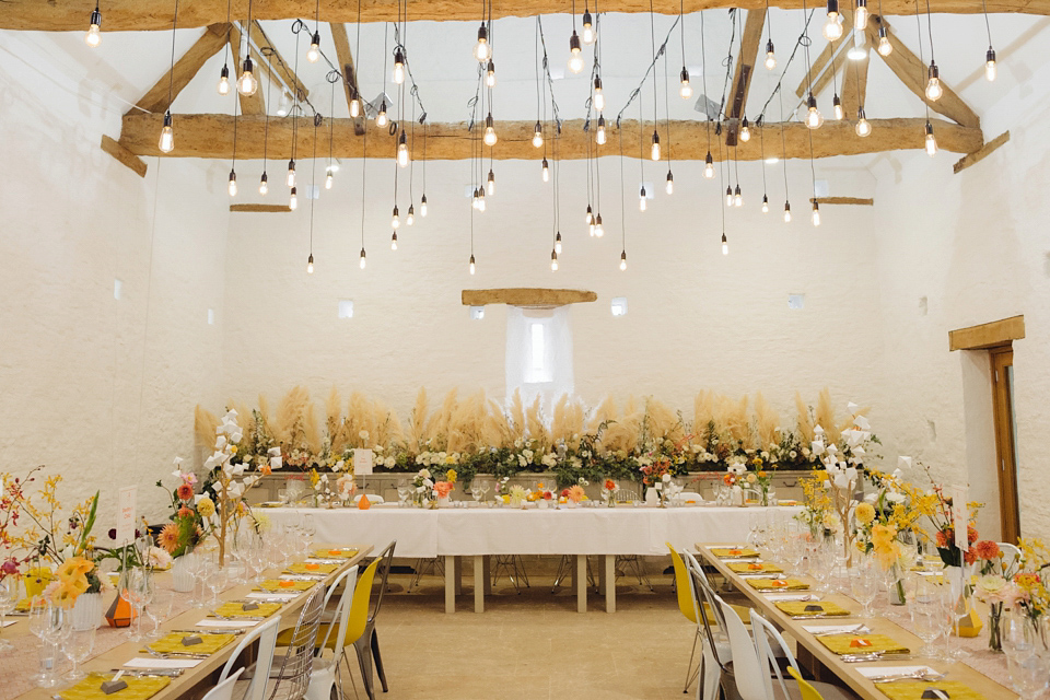 Bride Rachael owns concept store, objectstyle.co.uk. She married her designer husband Alex at an undisclosed venue in August 2015. Their Scandinavian, minimalist and geometric inspired wedding was styled by Michelle of Pocketful of Dreams and photographed by Lucy Little.