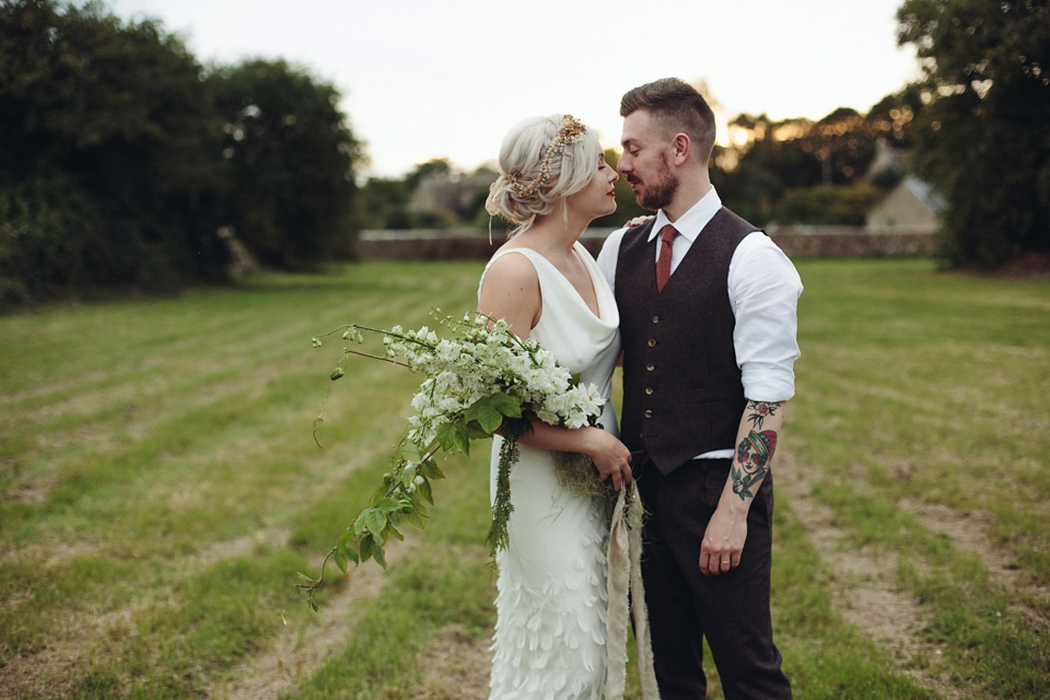 Bride Rachael owns concept store, objectstyle.co.uk. She married her designer husband Alex at an undisclosed venue in August 2015. Their Scandinavian, minimalist and geometric inspired wedding was styled by Michelle of Pocketful of Dreams and photographed by Lucy Little.