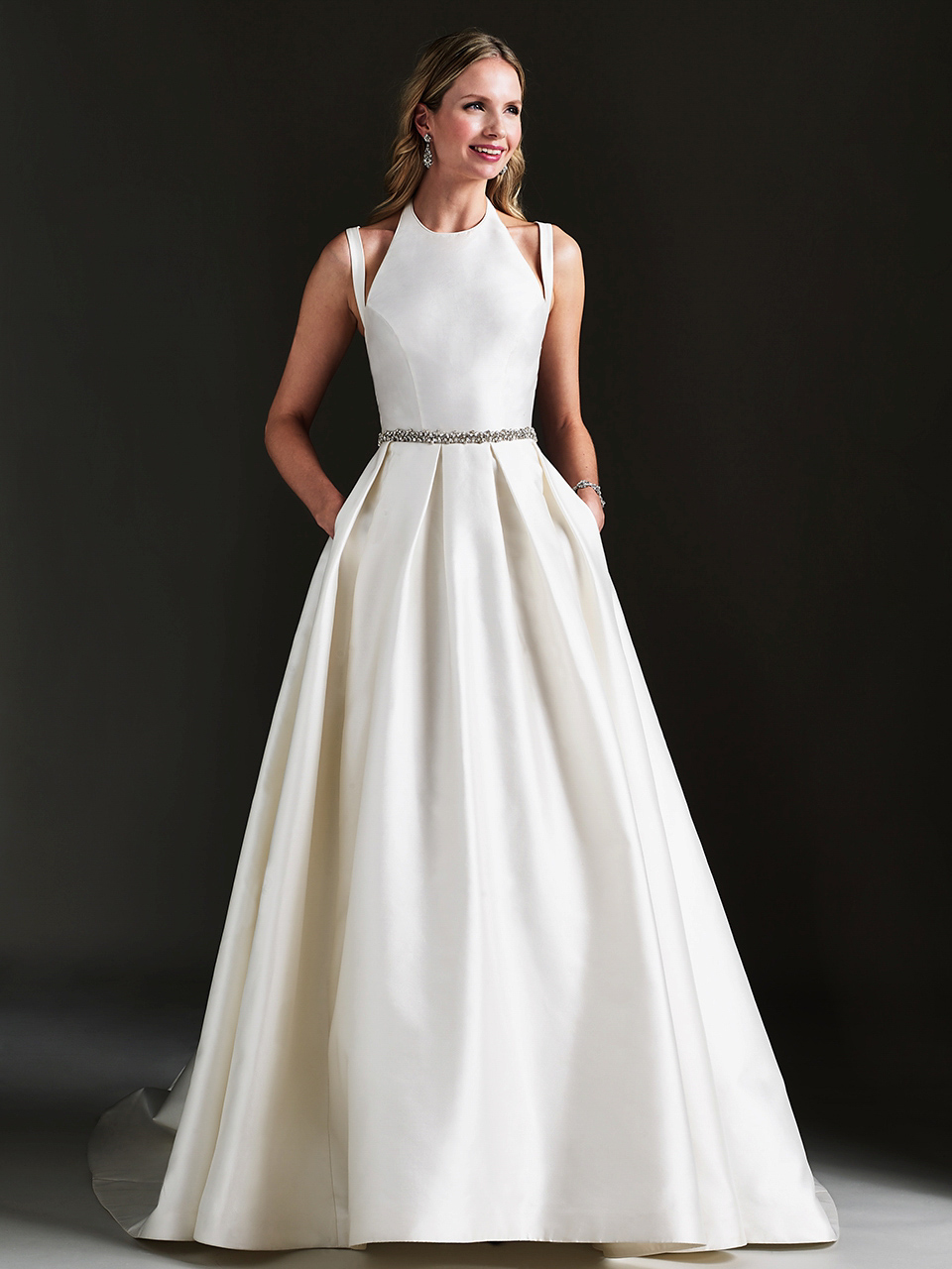 Effortlessly elegant - wedding gowns by Caroilne Castigliano.