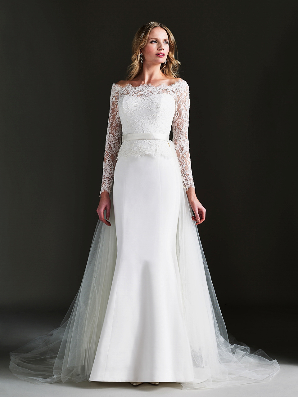 Effortlessly elegant - wedding gowns by Caroilne Castigliano.