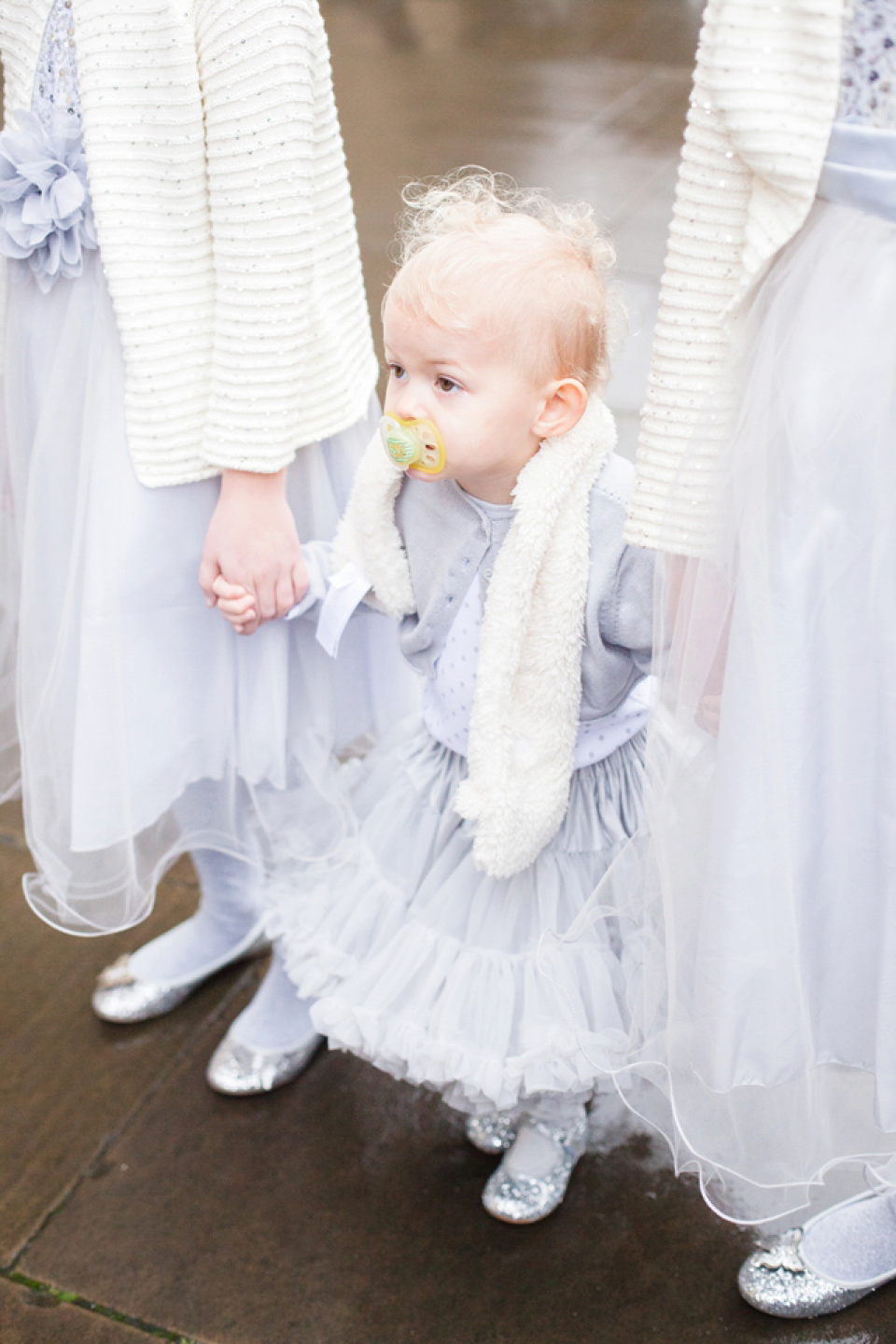 A Blue Hooded Cape for a Winter Military Wedding at York Minster. Photography by Cecelina Photography.