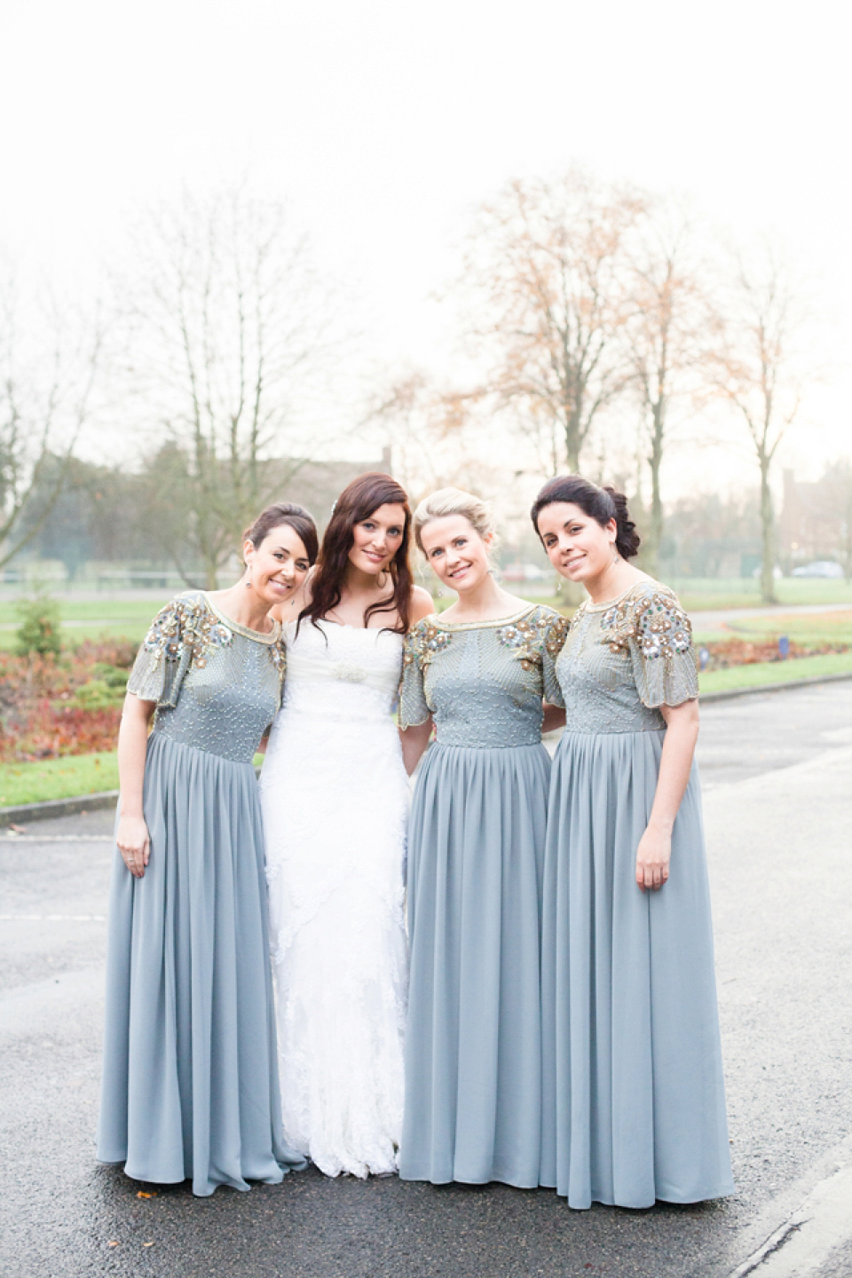 A Blue Hooded Cape for a Winter Military Wedding at York Minster. Photography by Cecelina Photography.