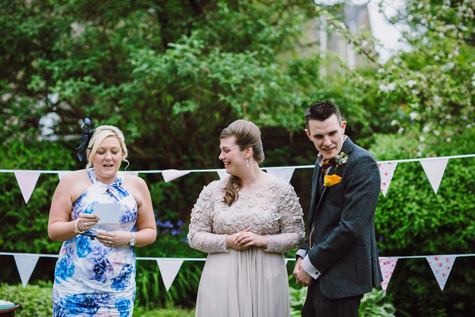 Pompoms, Giant Balloons and a Garden Party for a Delightful Child Friendly Wedding. Photography by Rooftop Mosaic.