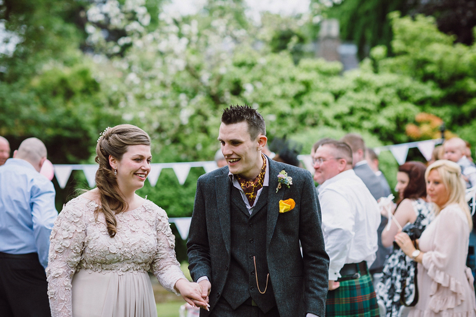 Pompoms, Giant Balloons and a Garden Party for a Delightful Child Friendly Wedding. Photography by Rooftop Mosaic.