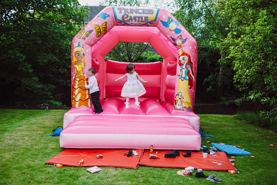 Pompoms, Giant Balloons and a Garden Party for a Delightful Child Friendly Wedding. Photography by Rooftop Mosaic.