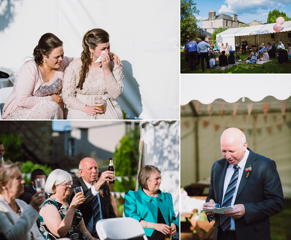 Pompoms, Giant Balloons and a Garden Party for a Delightful Child Friendly Wedding. Photography by Rooftop Mosaic.