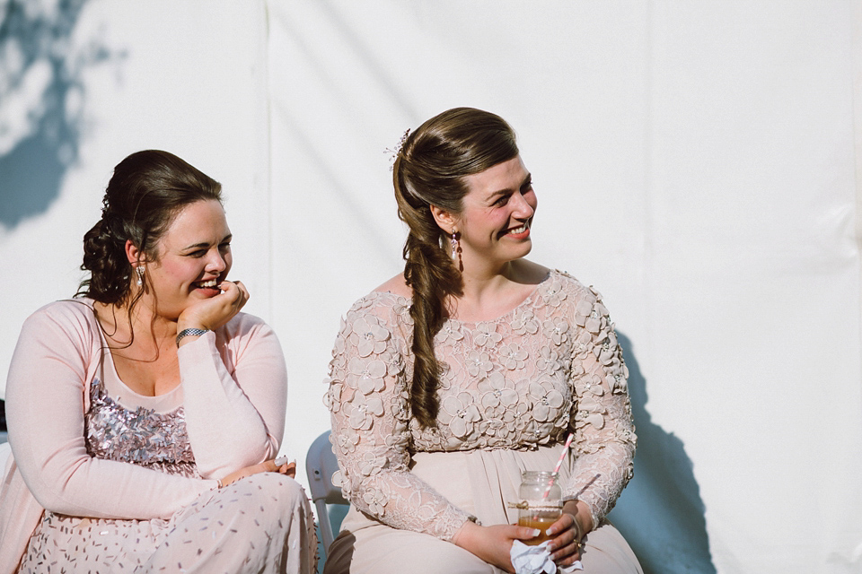 Pompoms, Giant Balloons and a Garden Party for a Delightful Child Friendly Wedding. Photography by Rooftop Mosaic.