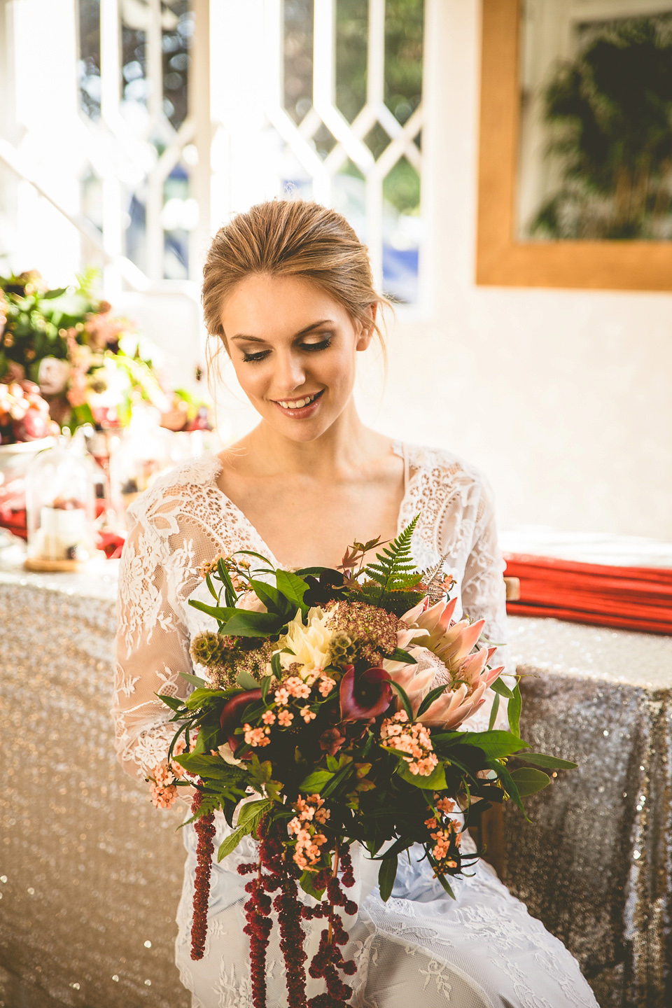 Winter colours inspired shoot with a beautiful Protea bouquet. Flowers by LIly & May. Winter colours inspired shoot with a beautiful Protea bouquet. Flowers by LIly & May.
