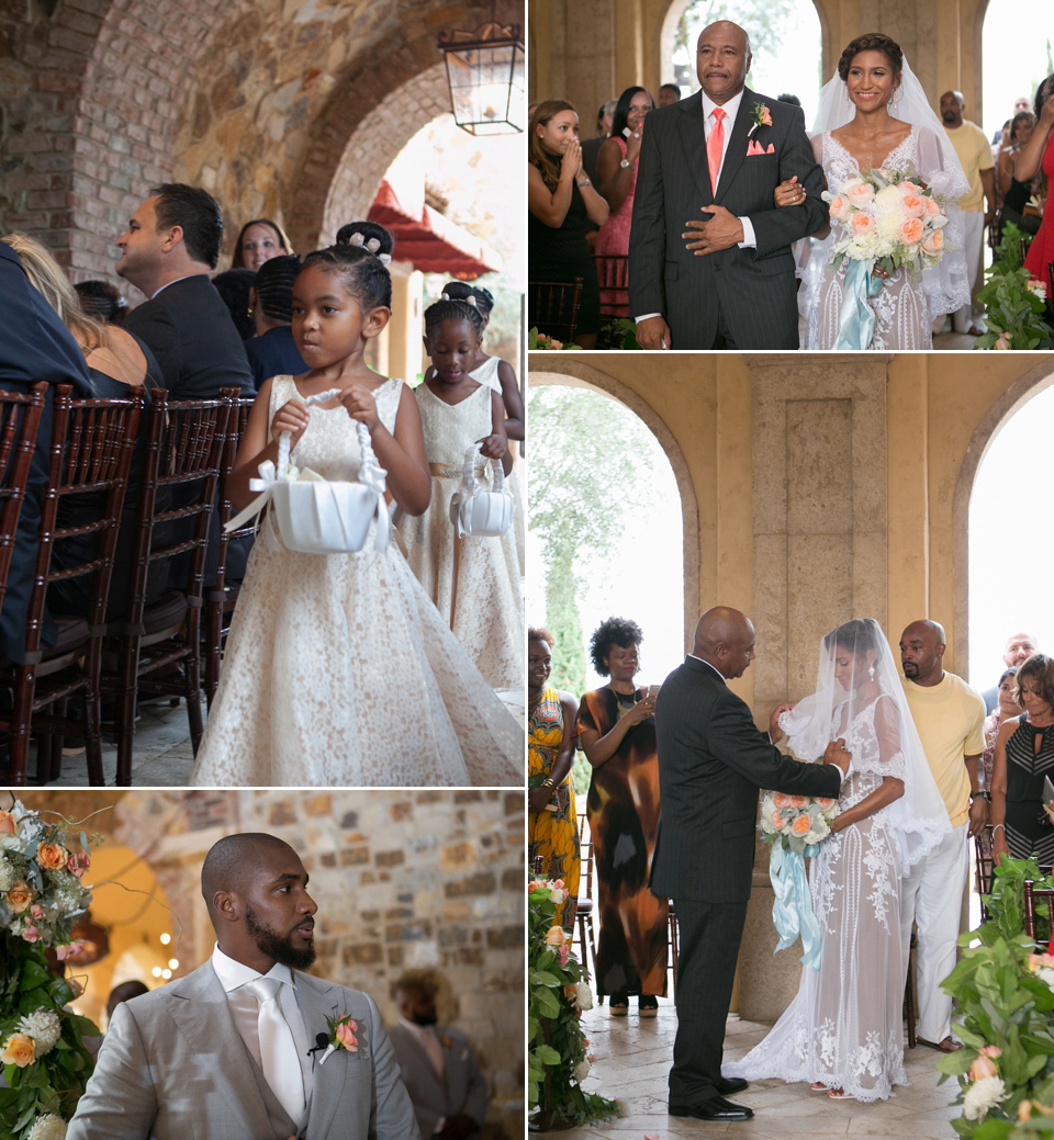 An Effortlessely Elegant Florida Wedding in Shades of Pretty Peach