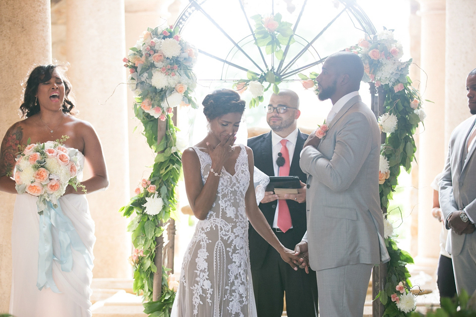 An Effortlessely Elegant Florida Wedding in Shades of Pretty Peach