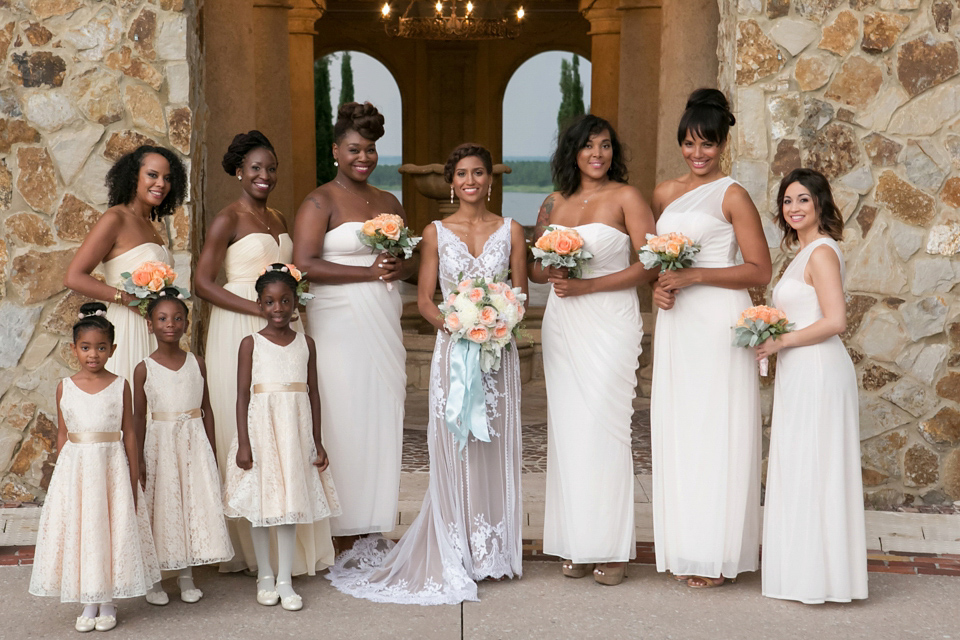 An Effortlessely Elegant Florida Wedding in Shades of Pretty Peach