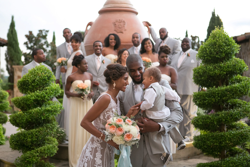 An Effortlessely Elegant Florida Wedding in Shades of Pretty Peach