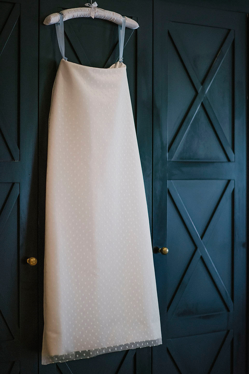 Two polka dot skirts for a weekend wedding festival. Photography by Kerry Woods.