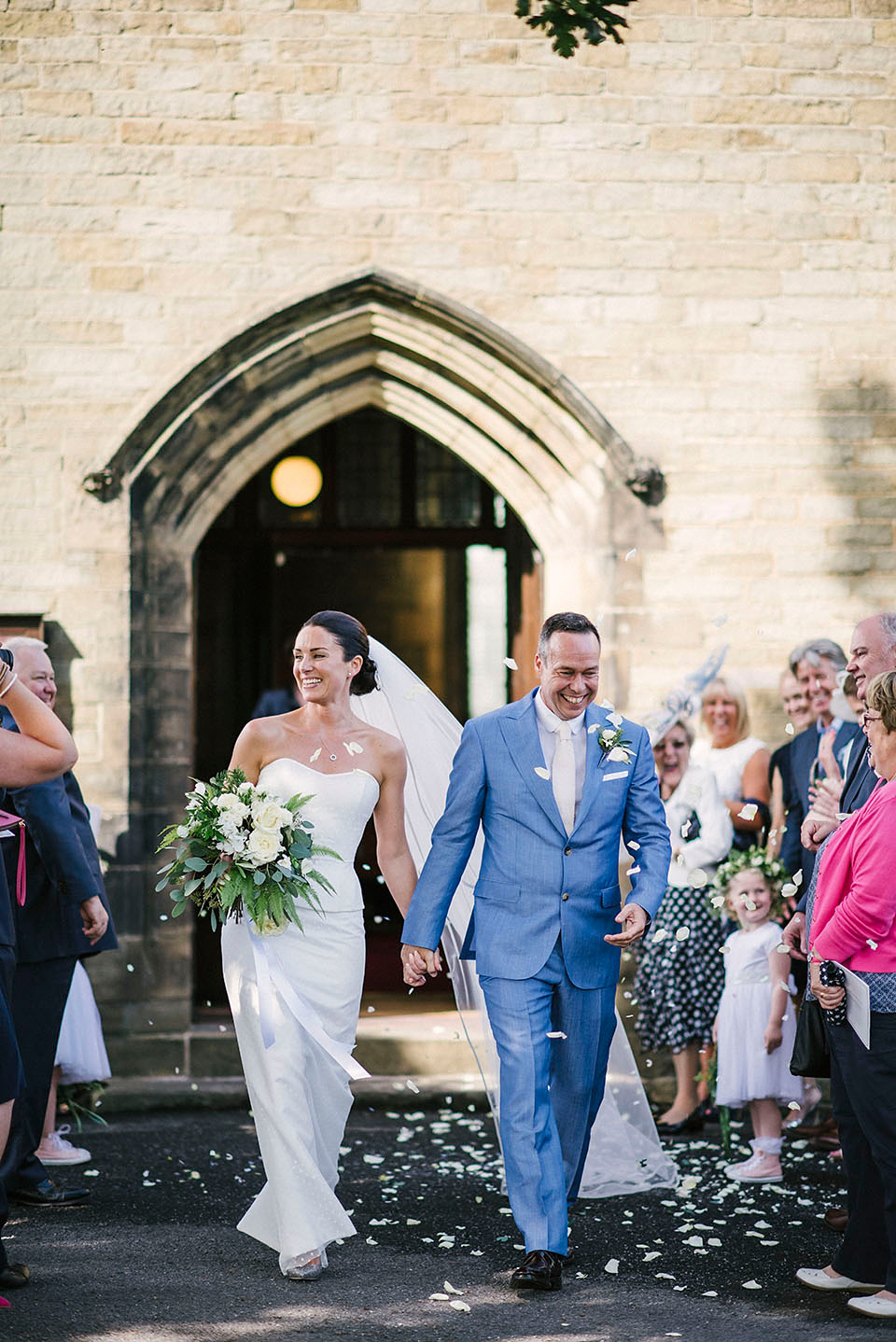 Two polka dot skirts for a weekend wedding festival. Photography by Kerry Woods.