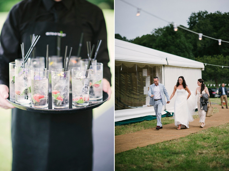 Two polka dot skirts for a weekend wedding festival. Photography by Kerry Woods.