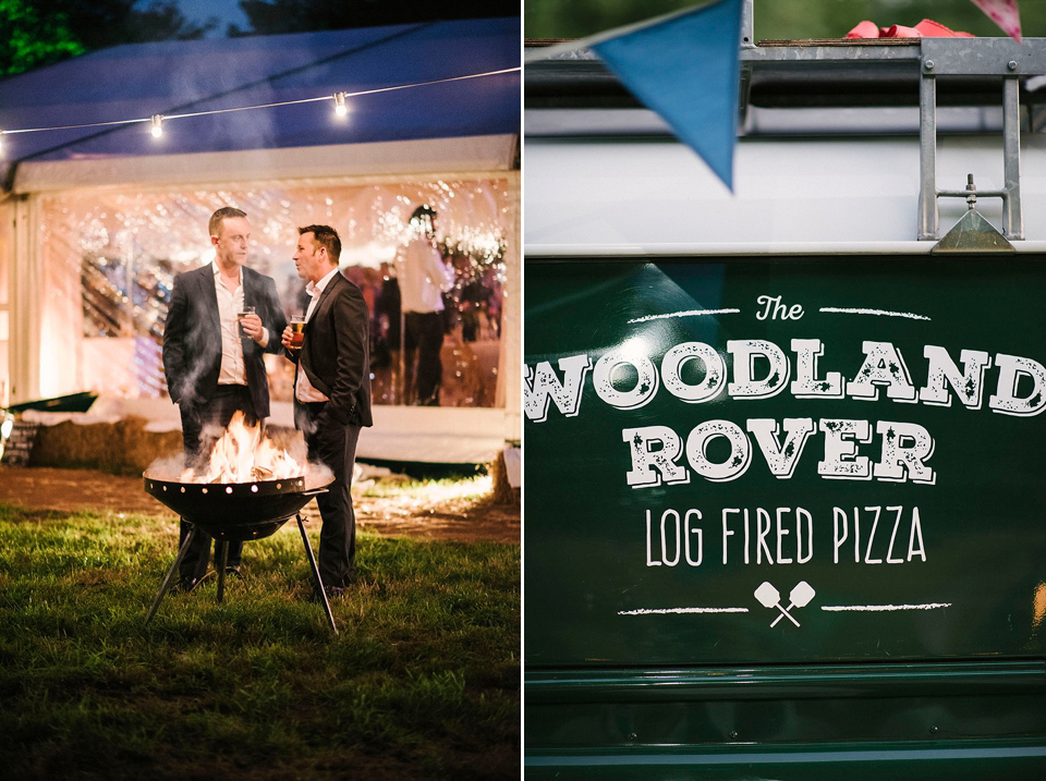 Two polka dot skirts for a weekend wedding festival. Photography by Kerry Woods.