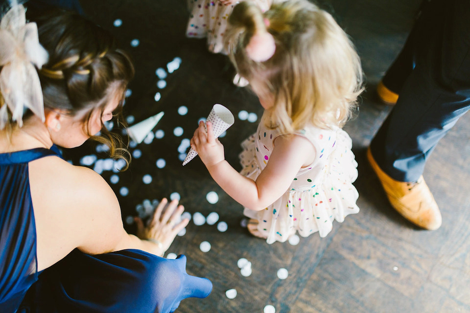 Bride Carly wears a Belle & Bunty gown for her cool East London wedding at the ACE hotel, Shoreditch. Photography by Alain M.