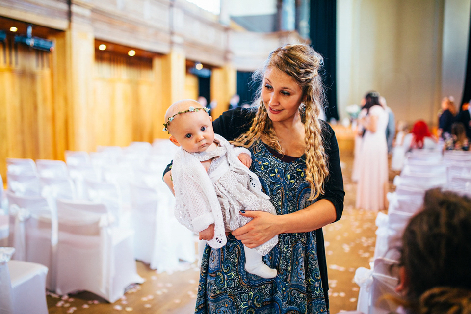 Bride Sam wore a Maggie Sottero gown for her romantic Suffolk country pub wedding. Photography by Emily Tyler.