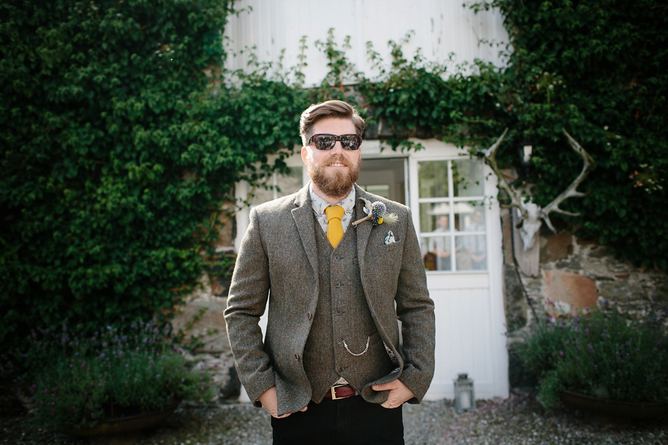Bride India wears a 1970's inspired gown by Rowanjoy for her Icelandic inspired bohemian and free spirited wedding at Monachyle Mhor in Scotland. Photography by Caro Weiss. Bride India wears a 1970's inspired gown by Rowanjoy for her Icelandic inspired bohemian and free spirited wedding at Monachyle Mhor in Scotland. Photography by Caro Weiss.