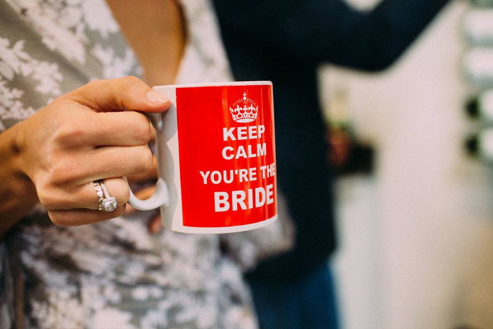 Bride Jo wore a Caroline Castigliano gown with pockets - a purchase from Agapé Bridal Boutique. Photography by The Lawsons.