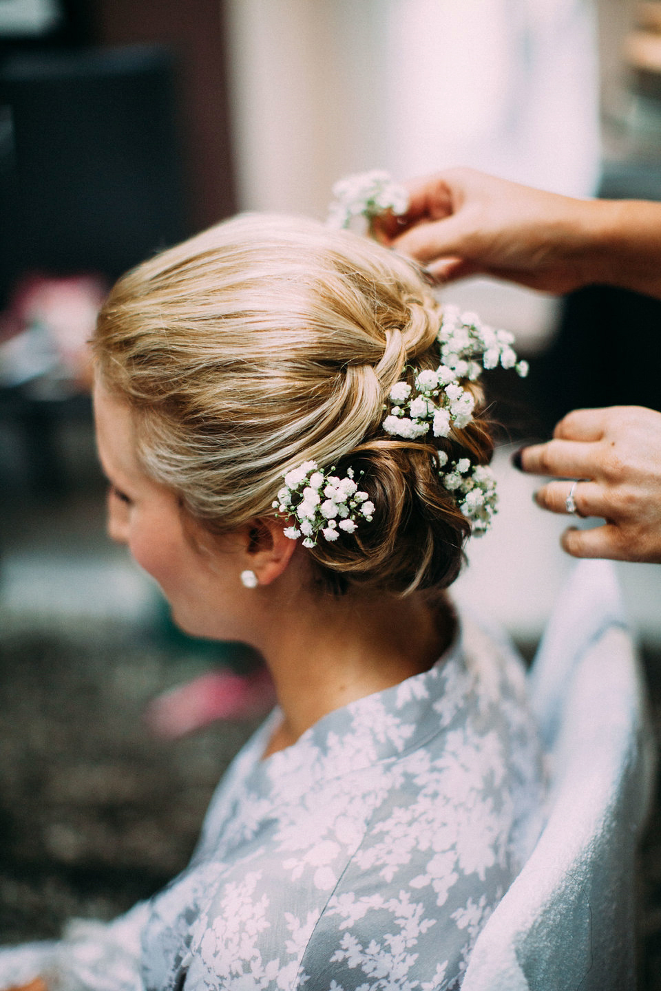 Bride Jo wore a Caroline Castigliano gown with pockets - a purchase from Agapé Bridal Boutique. Photography by The Lawsons.