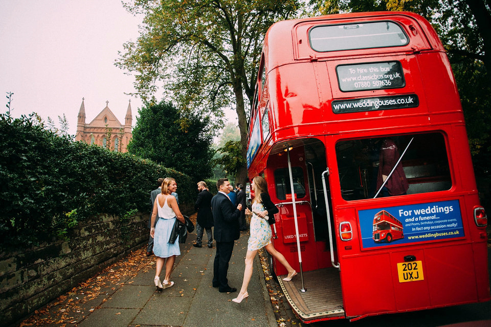 Bride Jo wore a Caroline Castigliano gown with pockets - a purchase from Agapé Bridal Boutique. Photography by The Lawsons.