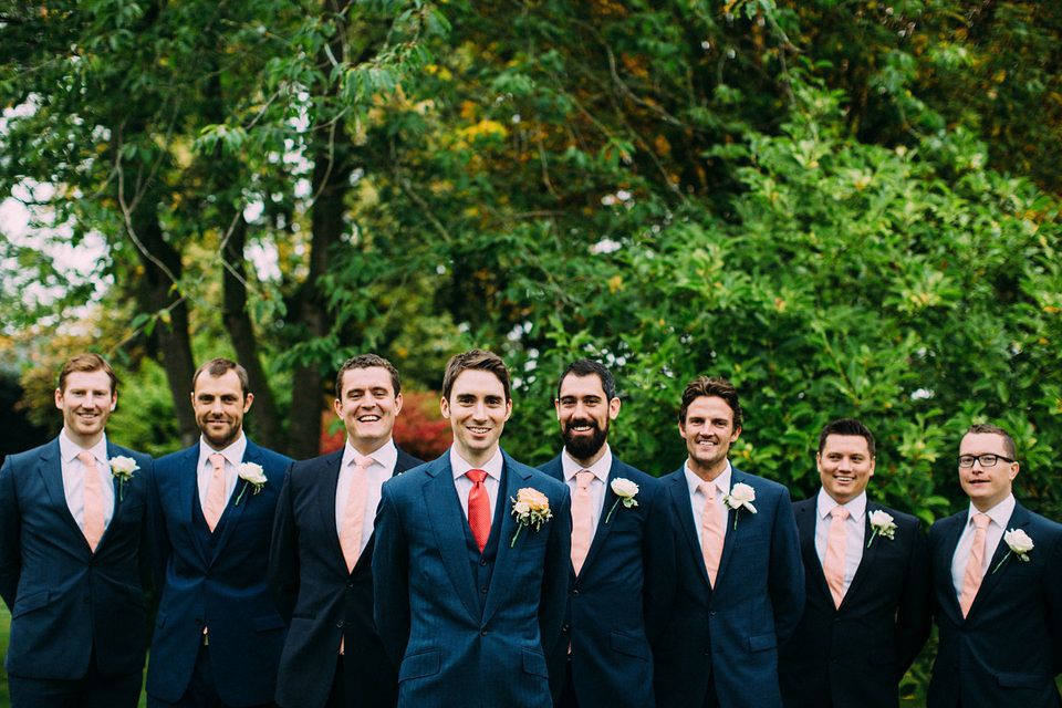 Bride Jo wore a Caroline Castigliano gown with pockets - a purchase from Agapé Bridal Boutique. Photography by The Lawsons.