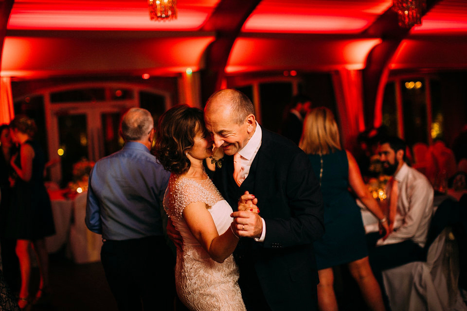 Bride Jo wore a Caroline Castigliano gown with pockets - a purchase from Agapé Bridal Boutique. Photography by The Lawsons.