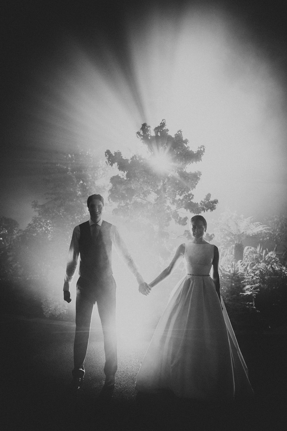 Bride Jo wore a Caroline Castigliano gown with pockets - a purchase from Agapé Bridal Boutique. Photography by The Lawsons.