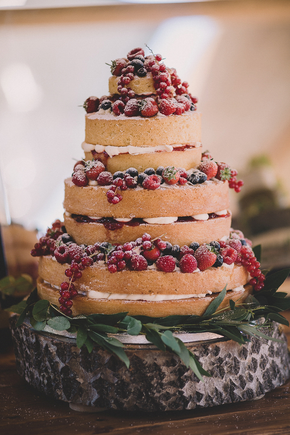 Bride Anna wears Dentelle by Jenny Packham for her Elmore Court wedding. Photography by Eve Dunlop.