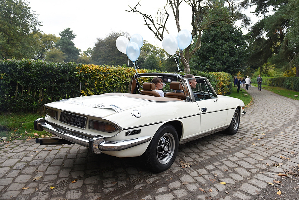 Bride Rach wore a long sleeved Stella McCartney gown for her Styal Lodge wedding.