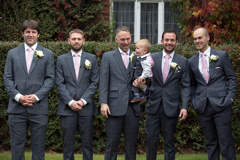 Bride Rach wore a long sleeved Stella McCartney gown for her Styal Lodge wedding.