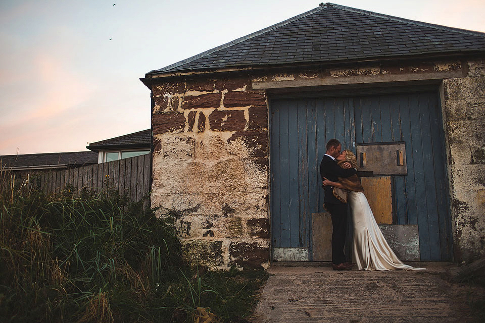 Bride becky wore a Johanna Johnson gown (Australian designer) for her Newton Hall wedding in Northumberland. Images by S6 Photography.