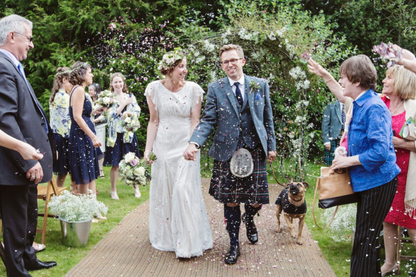 A Beautiful Belle & Bunty Dress and 1000 Paper Cranes for a Guardian Soulmates Wedding