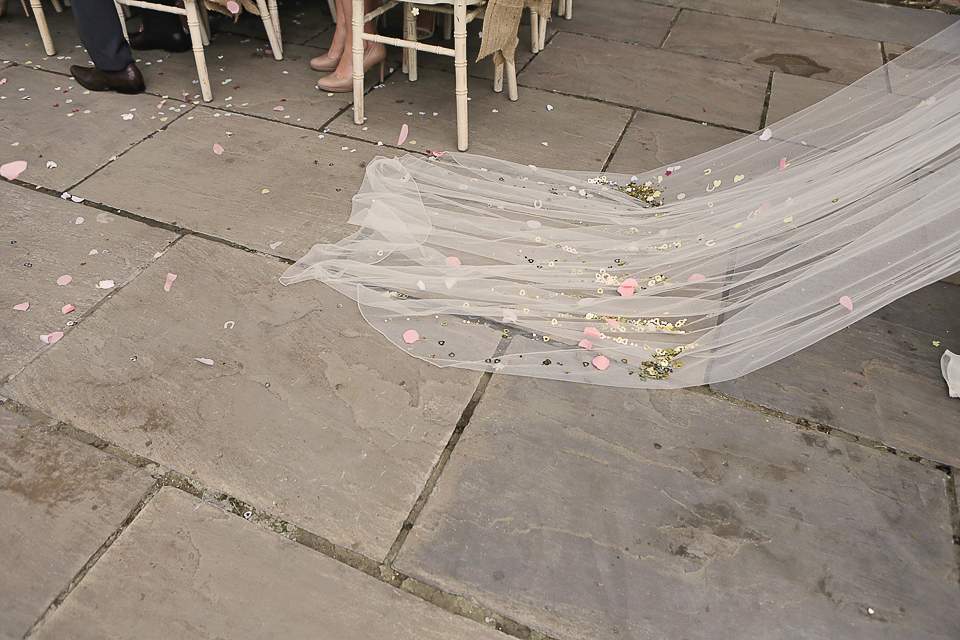 A boho bride and her woodland inspired wedding at Newon Hall, Northumberland. Photography by Helen Russell.