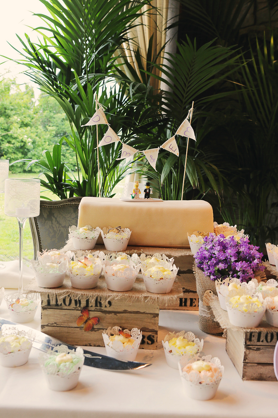 A boho bride and her woodland inspired wedding at Newon Hall, Northumberland. Photography by Helen Russell.