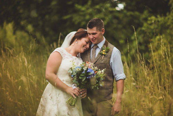 A Bright and Colourful English Country Wedding Held in the Open Air