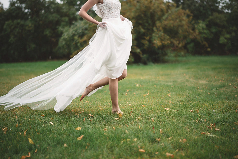 Beautiful modern rustic bridal fashion, photography by Jere Satamo.