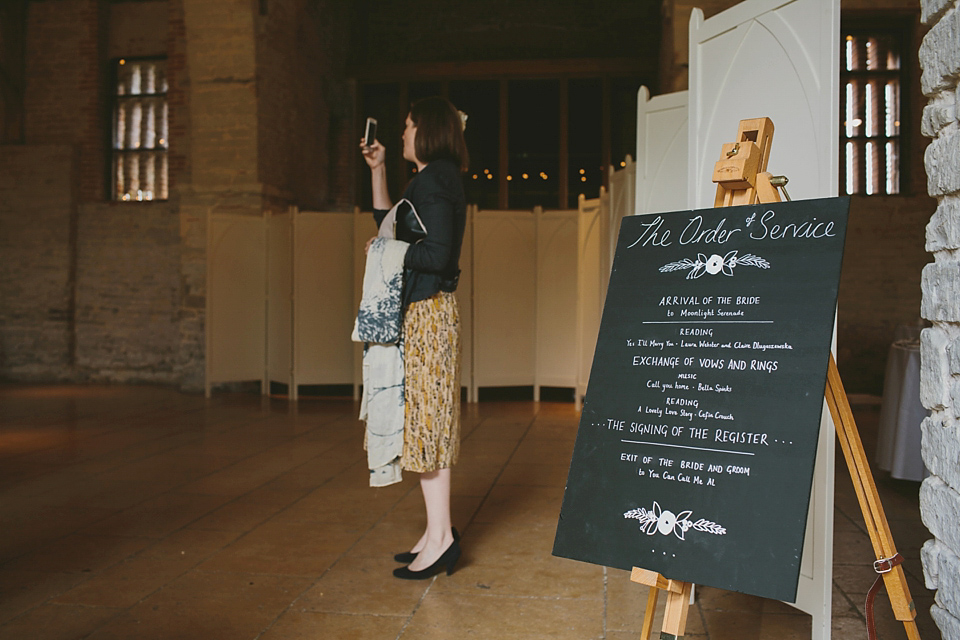 Our Lovettes/blogging bride member Charlotte wears Jenny Packham for her Wes Anderson inspired barn wedding at The Tithe Bar in Petersfield. Photography by McKinley Rodgers.