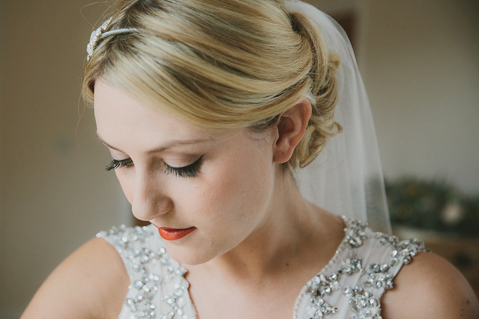 Our Lovettes/blogging bride member Charlotte wears Jenny Packham for her Wes Anderson inspired barn wedding at The Tithe Bar in Petersfield. Photography by McKinley Rodgers.