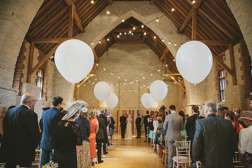 Our Lovettes/blogging bride member Charlotte wears Jenny Packham for her Wes Anderson inspired barn wedding at The Tithe Bar in Petersfield. Photography by McKinley Rodgers.