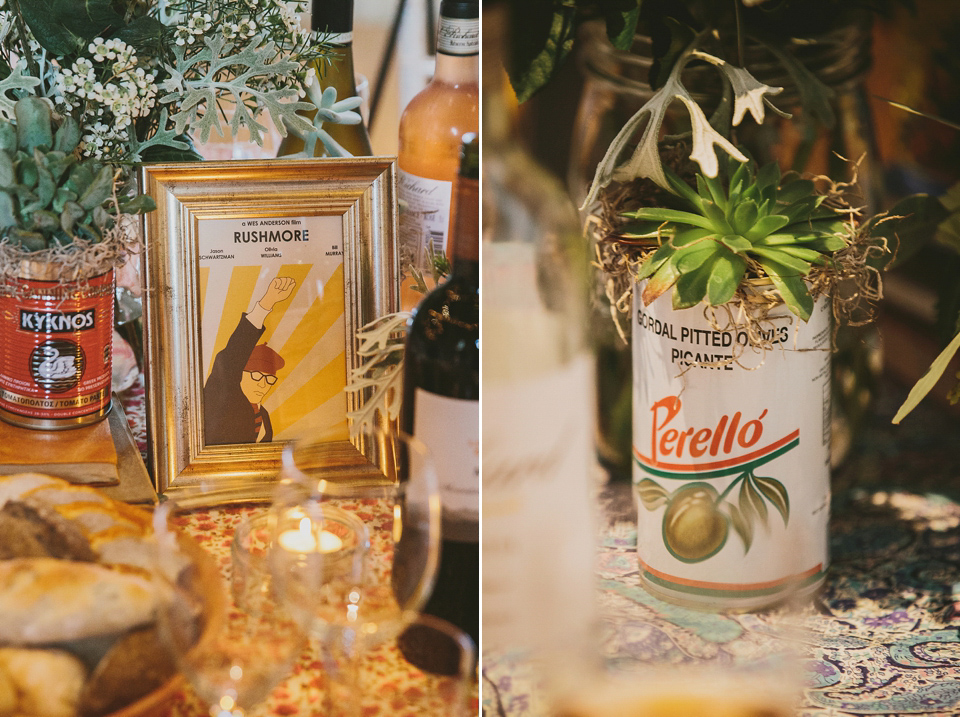 Our Lovettes/blogging bride member Charlotte wears Jenny Packham for her Wes Anderson inspired barn wedding at The Tithe Bar in Petersfield. Photography by McKinley Rodgers.