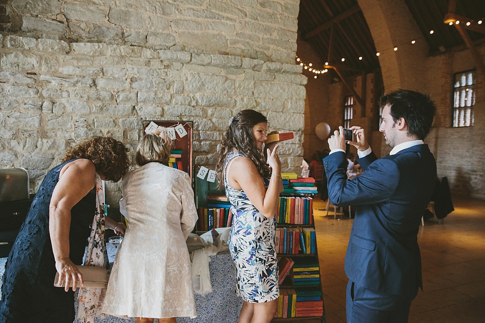 Our Lovettes/blogging bride member Charlotte wears Jenny Packham for her Wes Anderson inspired barn wedding at The Tithe Bar in Petersfield. Photography by McKinley Rodgers.