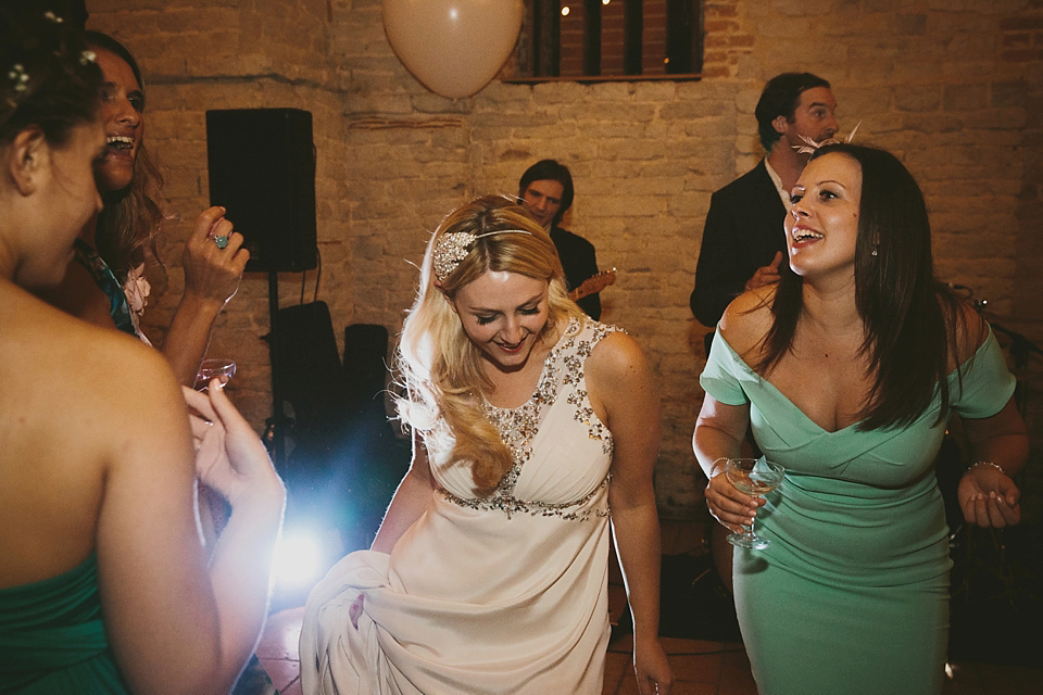 Our Lovettes/blogging bride member Charlotte wears Jenny Packham for her Wes Anderson inspired barn wedding at The Tithe Bar in Petersfield. Photography by McKinley Rodgers.